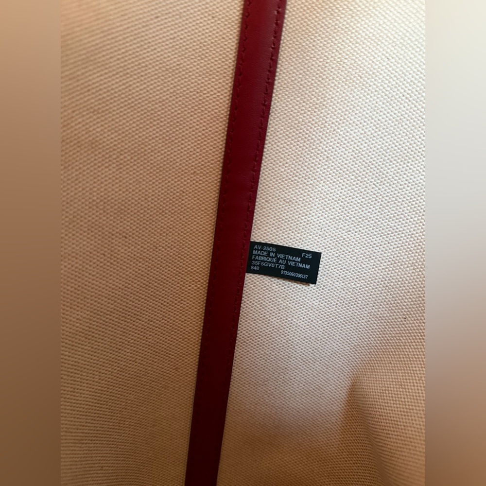 Michael Kors Eva Large Tote Shoulder Bag + 1 Pouch MK Ombre Cherry - Picture 11 of 15
